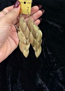Boho Leaf Dangle Earrings