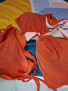 Orange Bikini Set