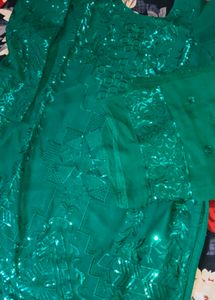 Emerald Green Embroidered Kurta