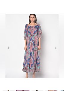 Aarke Ritu KumarPrinted Fit &amp; Flare Dress with Ruf