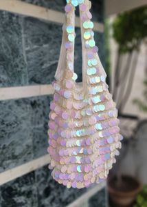 Y2k Sequin Embellished Handbag