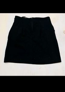 Classy Black Skirt Adjustable Waist