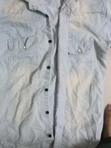 Light Wash Denim Shirt