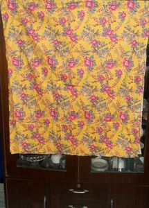 Yellow Floral Kurta Set with Palazzo &amp; Dupatta