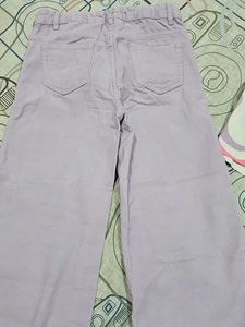 Lavender Wide Leg Pants &amp; Swirl Print Top Set