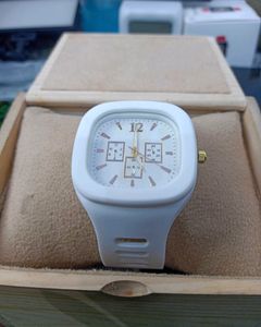₹30/- Off White Wrist Watch For Unisex
