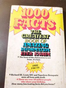 1000 Facts The Greatest Book Of Amazing Infor