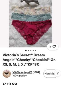 Women's Lace Trim Thong Panty