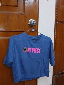 💙 ONE PIECE Graphic Crop T-Shirt