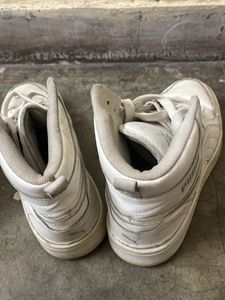 White Puma High-Top Sneakers