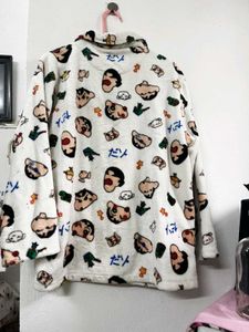Cozy Cartoon Pajama Top