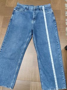 Roadster Mens Wide Leg Blue Denim Jeans
