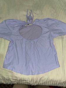 Lavender Puff Sleeve Top