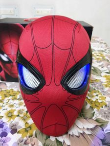 3D Spider-Man Mask with Moving Eyes And Remote