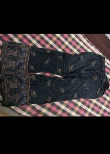 Boho Elephant Print Palazzo Pants