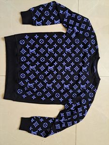 Premium LV Louis Vuitton Turkey imported Luxury Sweatshirt L 42 Size