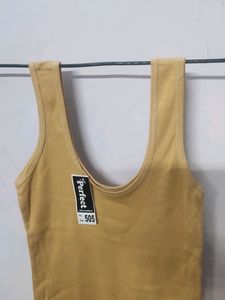 Skin Colour U Neck Camisole For Ladies 28 To 34 Si