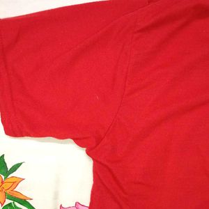 Trendy Red Crop Top