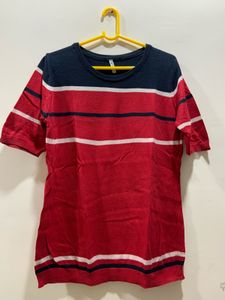 Teamspirit Classic Striped Knit T-shirt