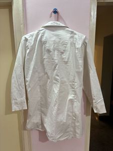 Classic White Button-Up Shirt