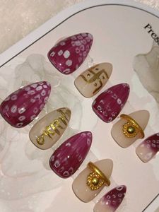 Navratri bandhni Press On Nails