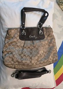 Coach Monogram Shoulder Bag