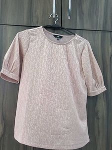Chic Textured Puff Sleeve Top