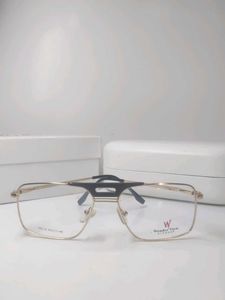 Stylish Gold Frame Eyeglasses