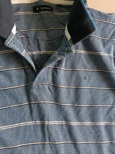 van heusen Men's Striped Polo Shirt