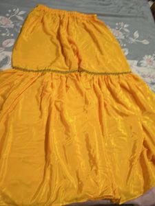 Yellow gharara n kurta or duppata