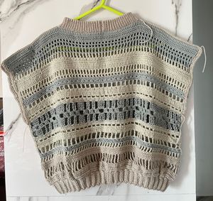 Crochet Knit Top