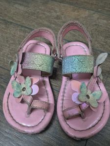 Cute Pink Butterfly Sandals