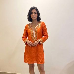 Indian Wear Embellished Kurta With Sequin Work