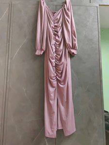 Elegant Ruched Midi Dress