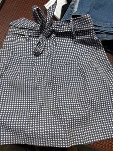 Checked Mini Skirt
