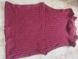 Ribbed Mock Neck Top