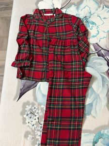 Cozy Plaid Pajama Set