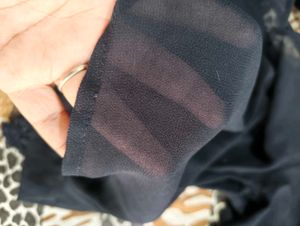 Sheer Black Lace Blouse