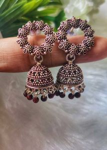 Women's Digital Printed A-line Kurti,Boho Earrings