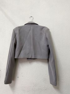 2 piece  Cropped Blazer &amp; Skirt Set