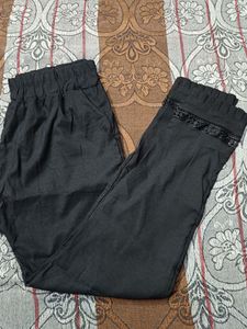 women’s Black Pullover Sweater and pant set