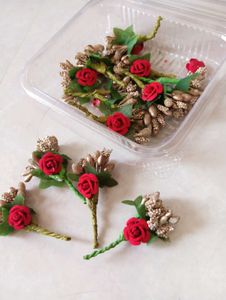 Red Rose Hair Accessories