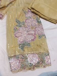 Stunning Yellow suit Set with Embroidery
