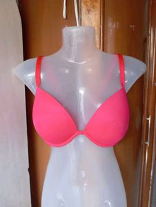 Vibrant Pink Push-Up Bra