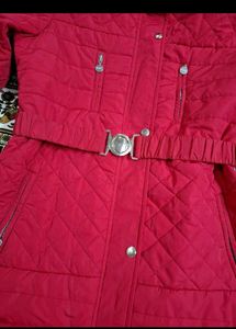 Red Quilted Jacket