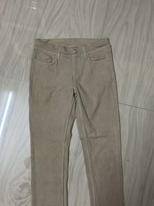 Beige Slim Fit Jeans