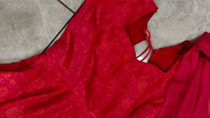 Elegant rani pink Ethnic Gown