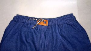 Wide Leg Denim Pants