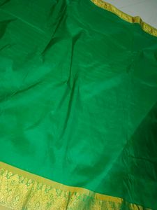 Green Pattu Saree