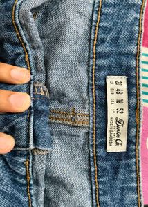 Classic Blue Denim Mini Skirt